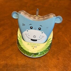 Kids Blue Hippo Electric Toothbrush